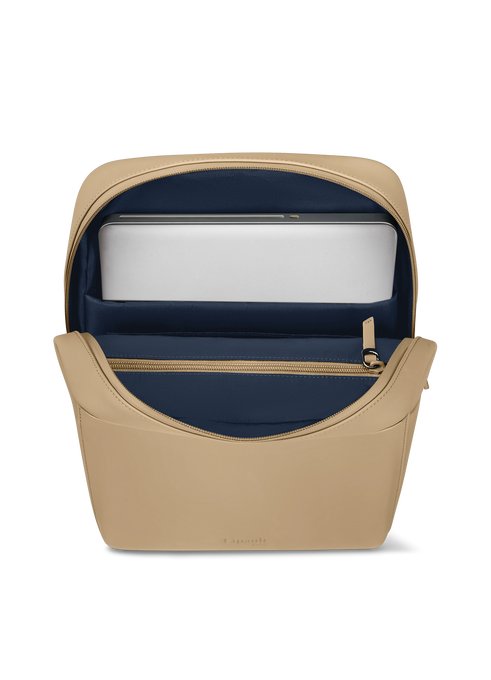 Lipault Lost In Berlin Square Backpack 2.0  Sandstone Lipault Lost In Berlin Square Backpack 2.0  Sandstone