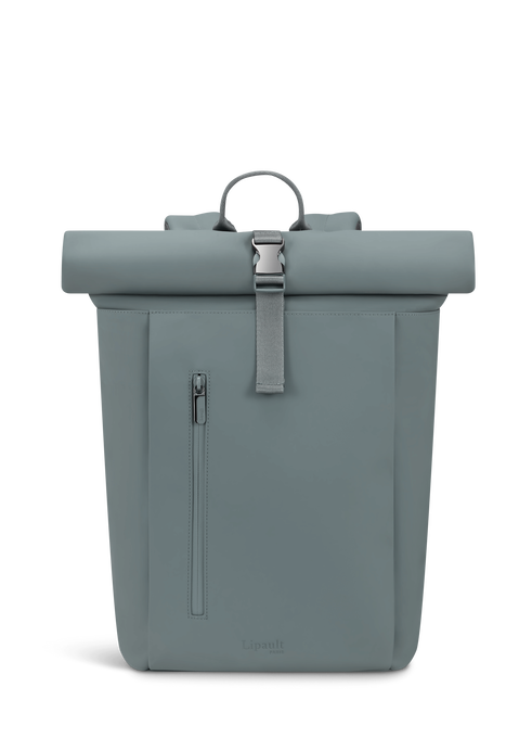 Lipault Lost In Berlin Rolltop Backpack 2.0  Cement Storm