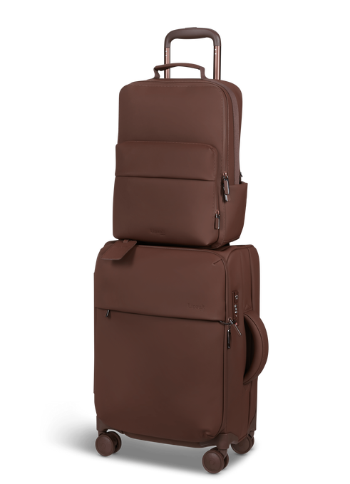Lipault Lost In Berlin Lifetrotter Backpack  Spiced Mocha