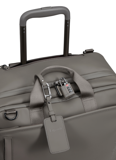 Lipault Lost In Berlin Rolling Tote  Ash Stone Lipault Lost In Berlin Rolling Tote  Ash Stone