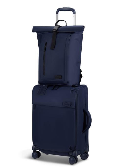 Lipault City Plume Rolltop Backpack  Bleu Marine