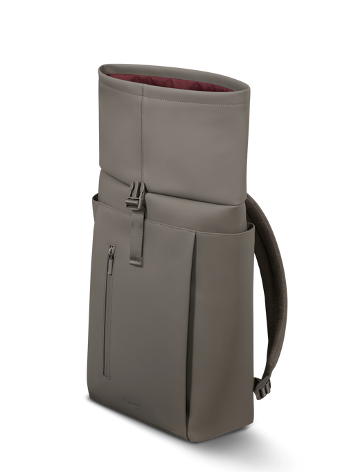 Lipault Lost In Berlin Rolltop Backpack 2.0  Ash Stone