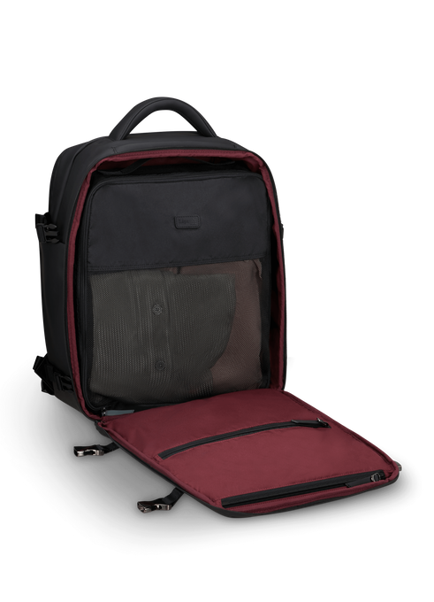 Lipault Lost In Berlin Travel Backpack 2.0  Black Lipault Lost In Berlin Travel Backpack 2.0  Black