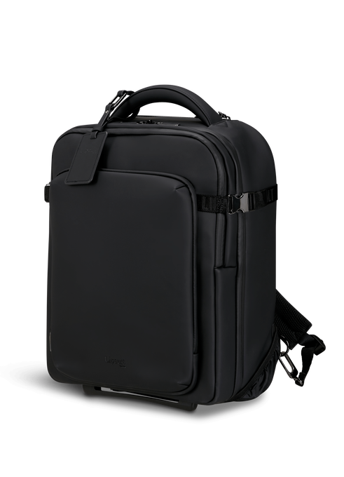 Lipault Lost In Berlin Backpack Pro With Wheels  Black Lipault Lost In Berlin Backpack Pro With Wheels  Black