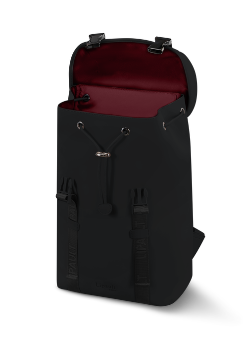 Lipault Lost In Berlin Mini Exile Backpack  Noir Lipault Lost In Berlin Mini Exile Backpack  Noir