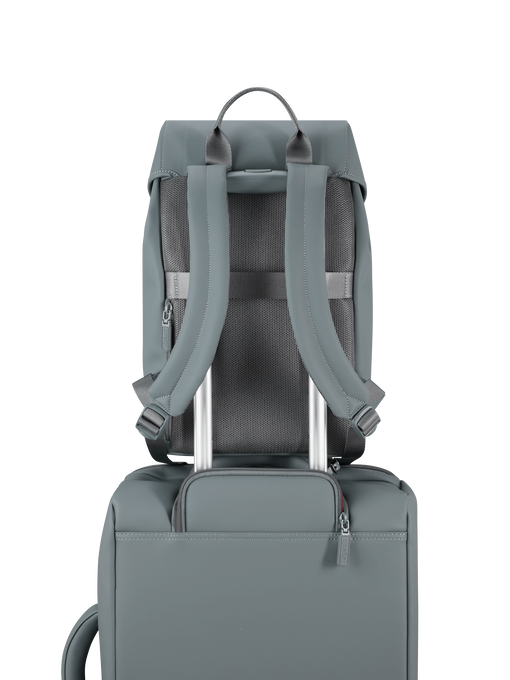 Lipault Lost In Berlin Mini Exile Backpack  Cement Storm Lipault Lost In Berlin Mini Exile Backpack  Cement Storm