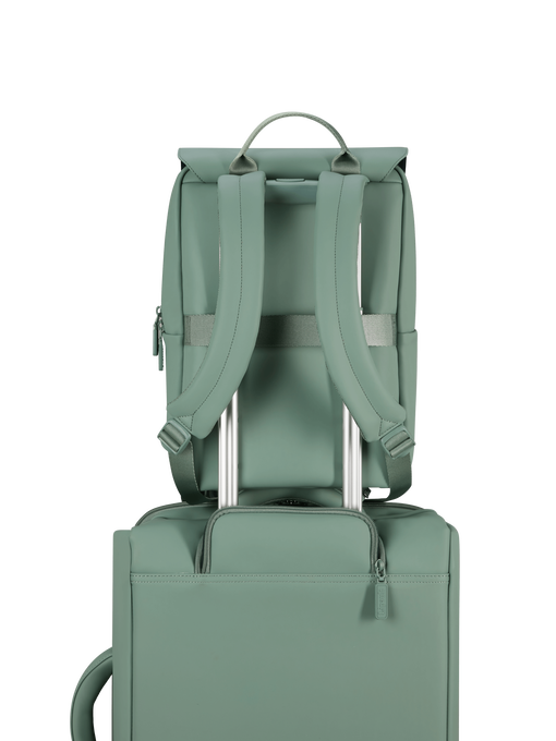 Lipault Lost In Berlin Square Backpack  Dry Sage